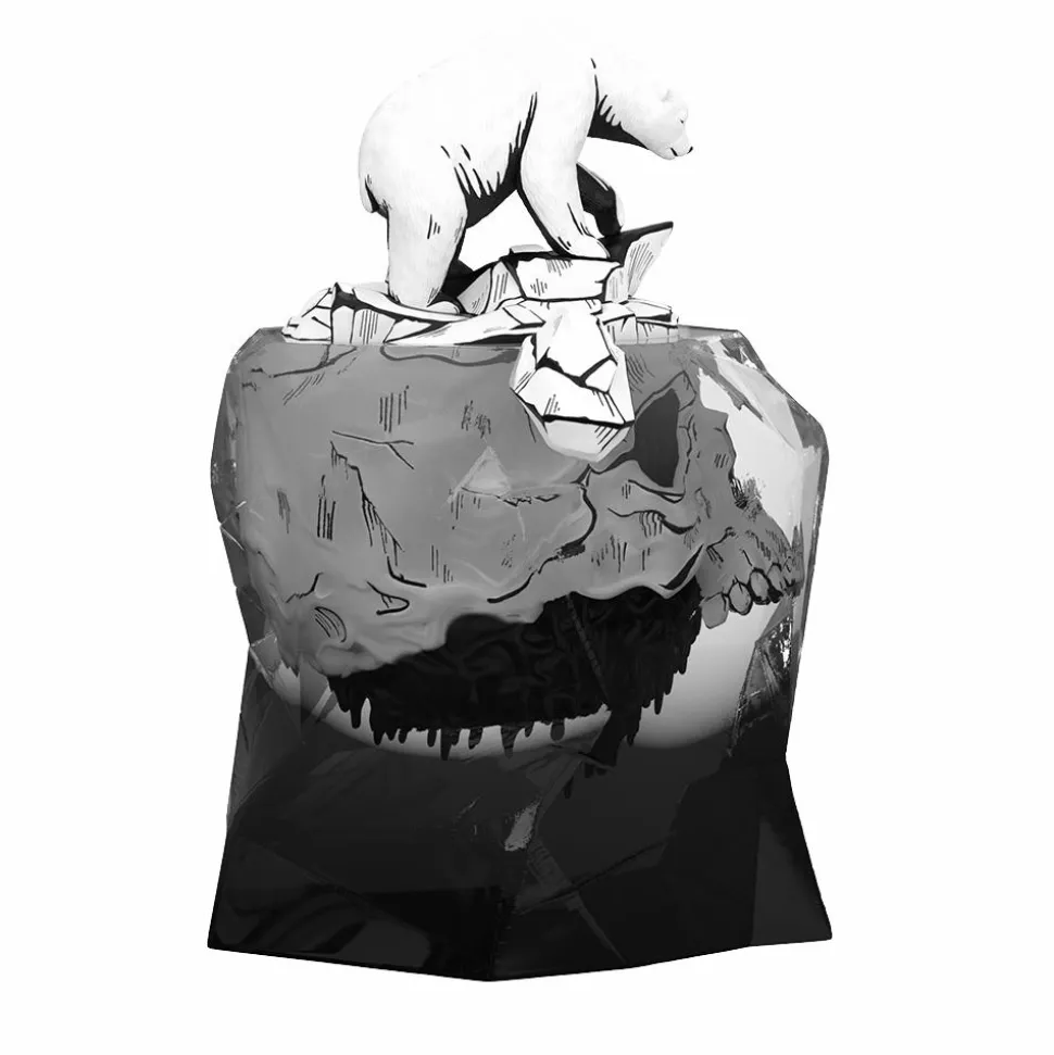 Mighty Jaxx - Global Warning (Inked Edition) 8" Statue by Kerby Rosanes