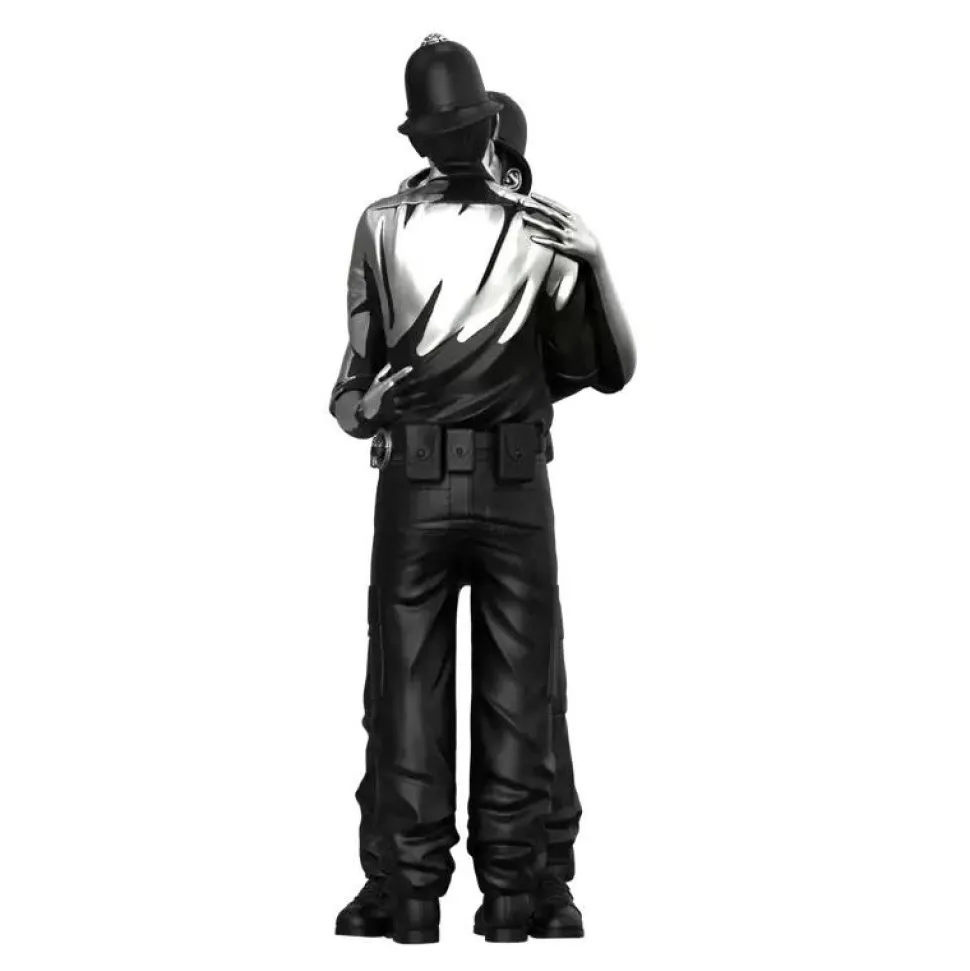 Mighty Jaxx - Kissing Coppers (Platinum Edition) 10" Statue by Brandalised