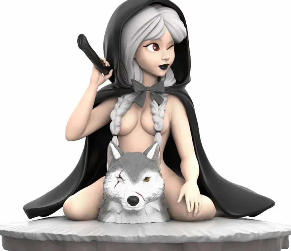 Mighty Jaxx - The Huntress (Grim Edition) 8" Statue
