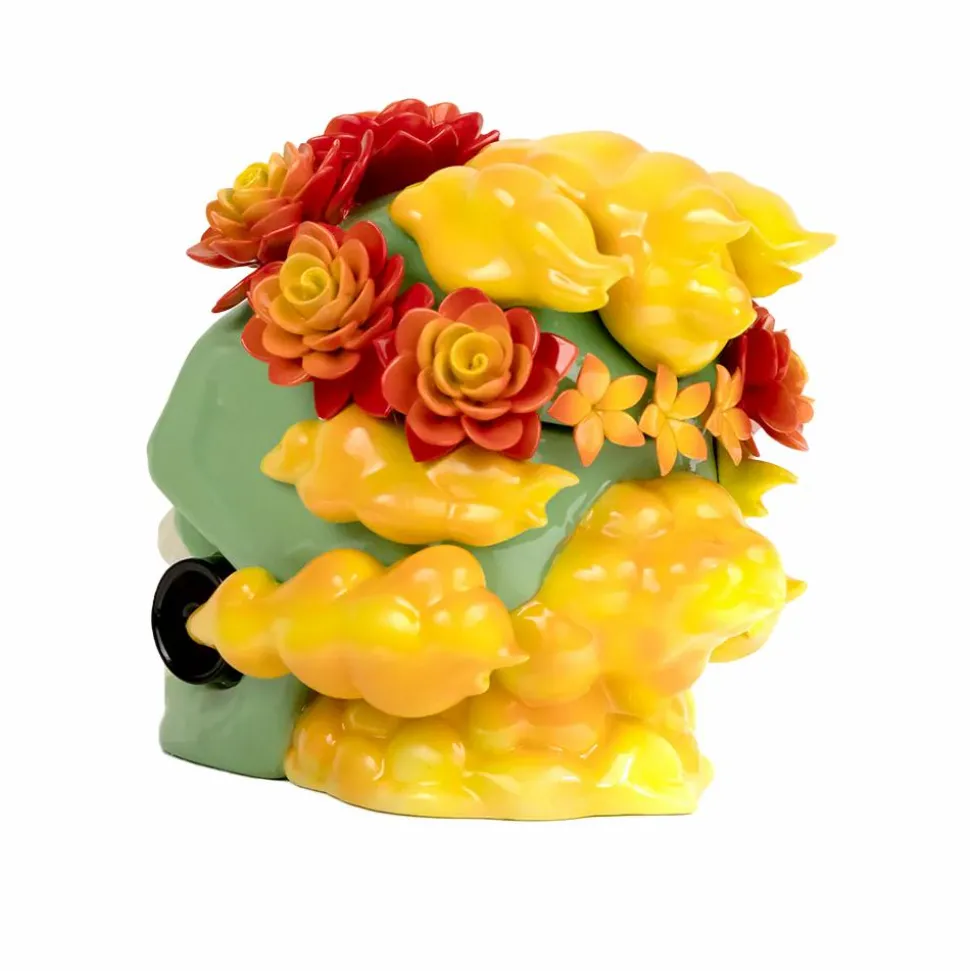 Mighty Jaxx - The Smoke Calavera 7" Porcelain Incense Chamber by Butch Locsin