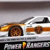 Mighty Morphin Power Rangers - White Ranger & 2002 Honda NSX Type-R Japan Spec 1/24th Scale Die-Cast Vehicle Replica