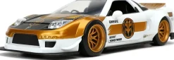 Mighty Morphin Power Rangers - White Ranger & 2002 Honda NSX Type-R Japan Spec 1/24th Scale Die-Cast Vehicle Replica
