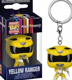 Mighty Morphin Power Rangers - Yellow Ranger 30th Anniversary Pocket Pop! Vinyl Keychain