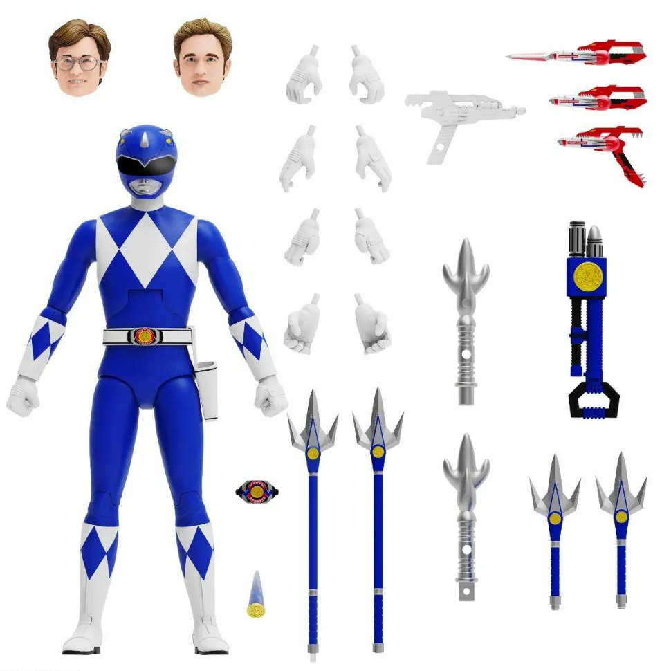 Mighty Morphin’ Power Rangers - Blue Ranger Ultimates! 7” Scale Action Figure (Wave 3)