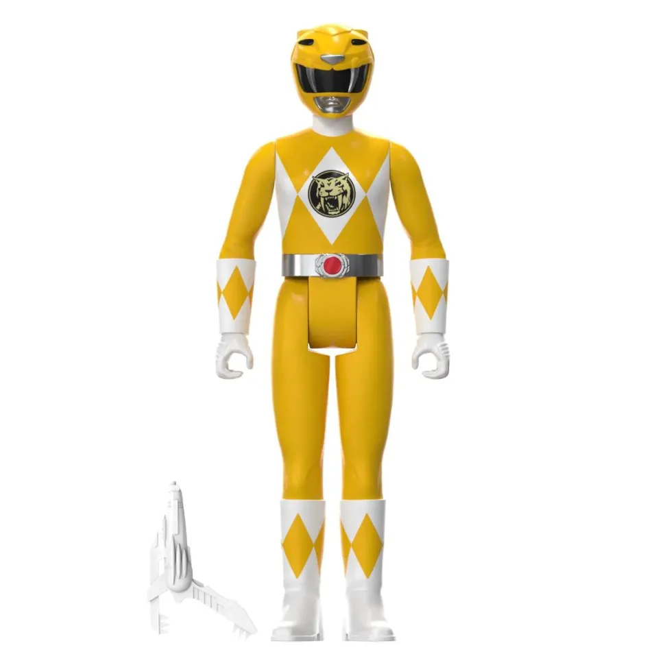 Mighty Morphin Power Rangers - Yellow Ranger ReAction 3.75" Action Figure (2023 SDCC Exclusive)