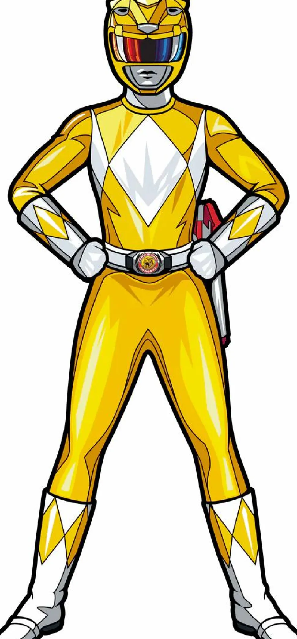 Mighty Morphin Power Rangers - Yellow Ranger FigPin Enamel Pin