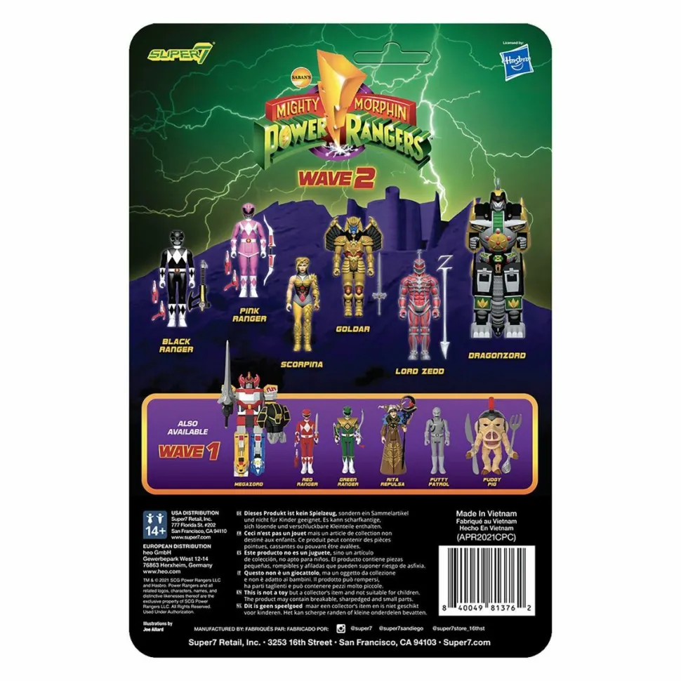 Mighty Morphin’ Power Rangers - Lord Zedd ReAction 3.75” Action Figure