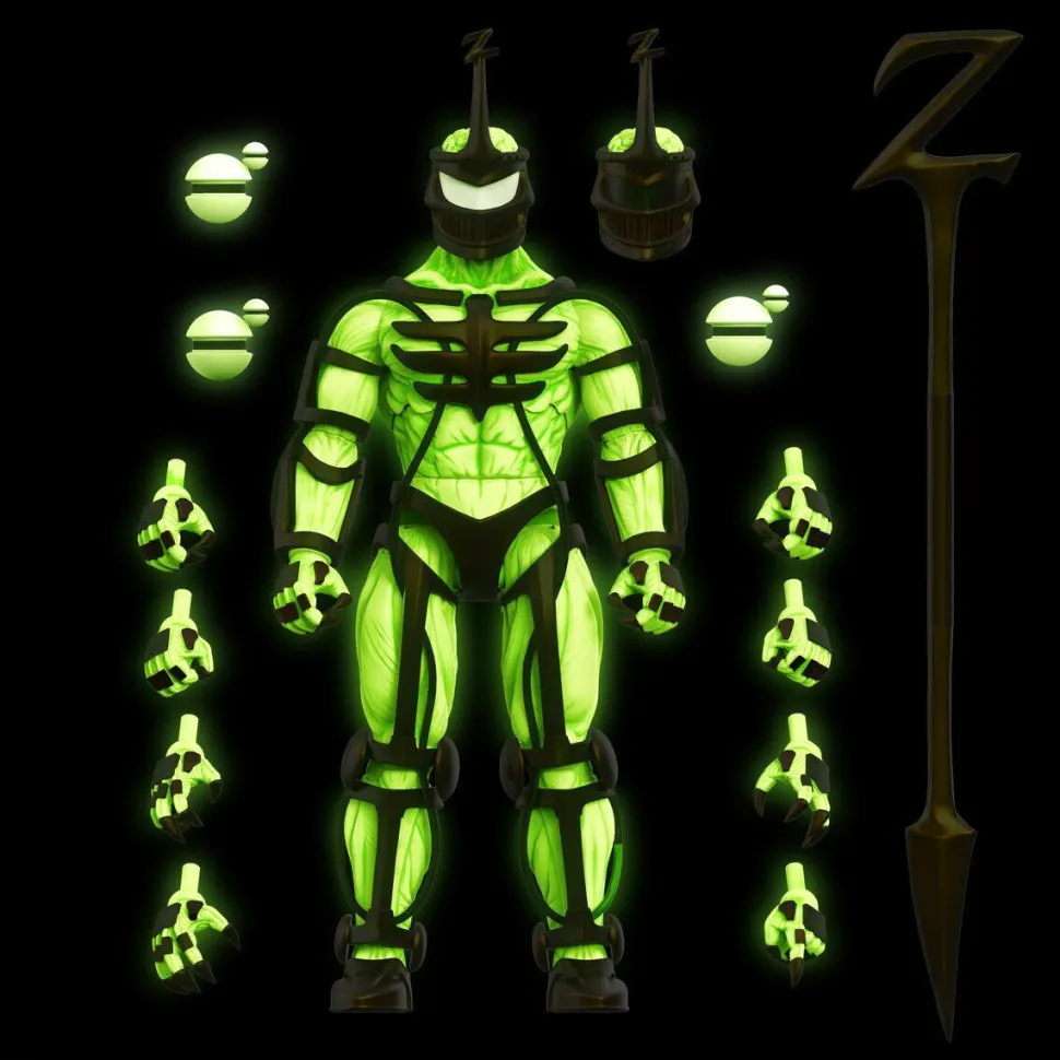 Mighty Morphin Power Rangers - Lord Zedd (Imperial Gold Glow) Ultimates! 7" Scale Action Figure (2024 SDCC Exclusive)