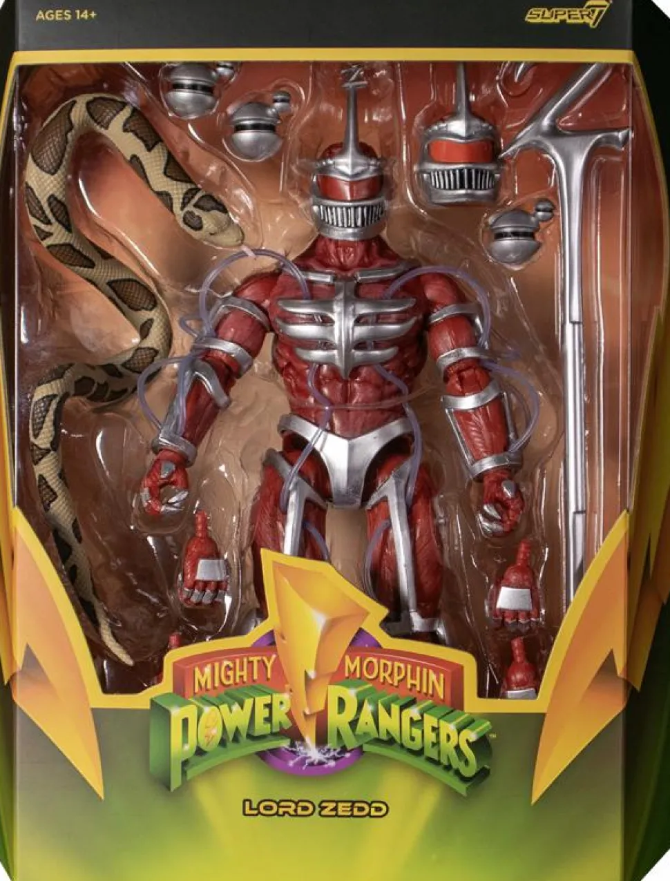 Mighty Morphin’ Power Rangers - Lord Zedd Ultimates! 7” Scale Action Figure (Wave 3)