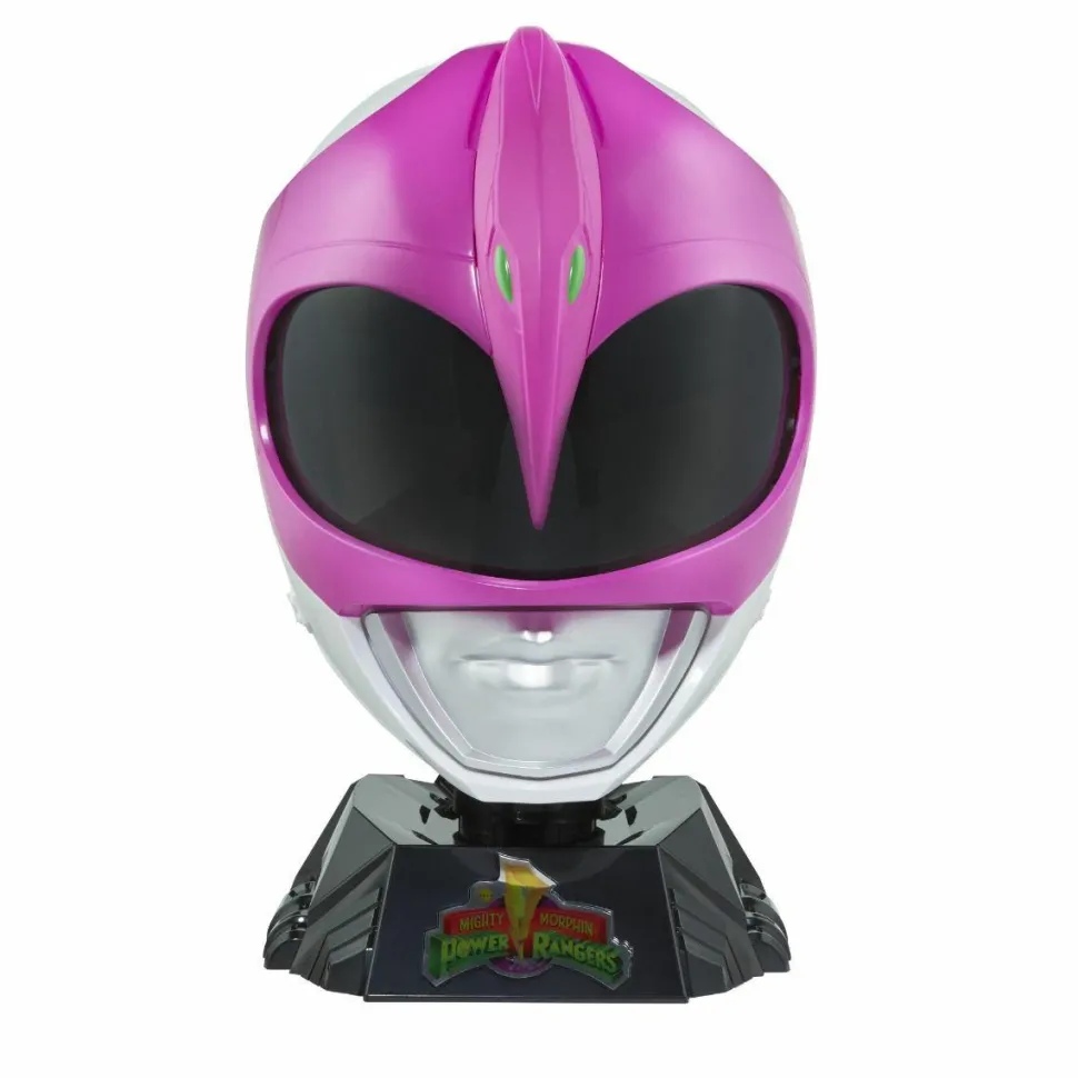 Mighty Morphin Power Rangers - Pink Ranger Helmet Lightning Collection Helmet 1:1 Scale Life-Size Prop Replica