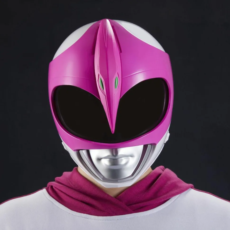 Mighty Morphin Power Rangers - Pink Ranger Helmet Lightning Collection Helmet 1:1 Scale Life-Size Prop Replica