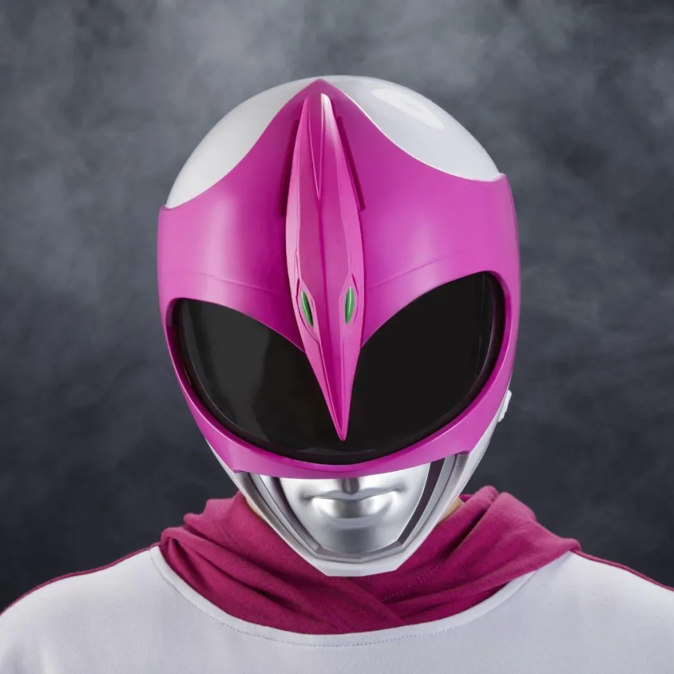 Mighty Morphin Power Rangers - Pink Ranger Helmet Lightning Collection Helmet 1:1 Scale Life-Size Prop Replica