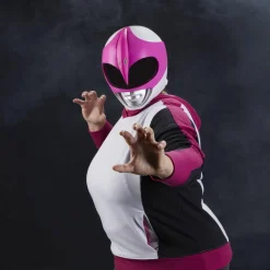 Mighty Morphin Power Rangers - Pink Ranger Helmet Lightning Collection Helmet 1:1 Scale Life-Size Prop Replica