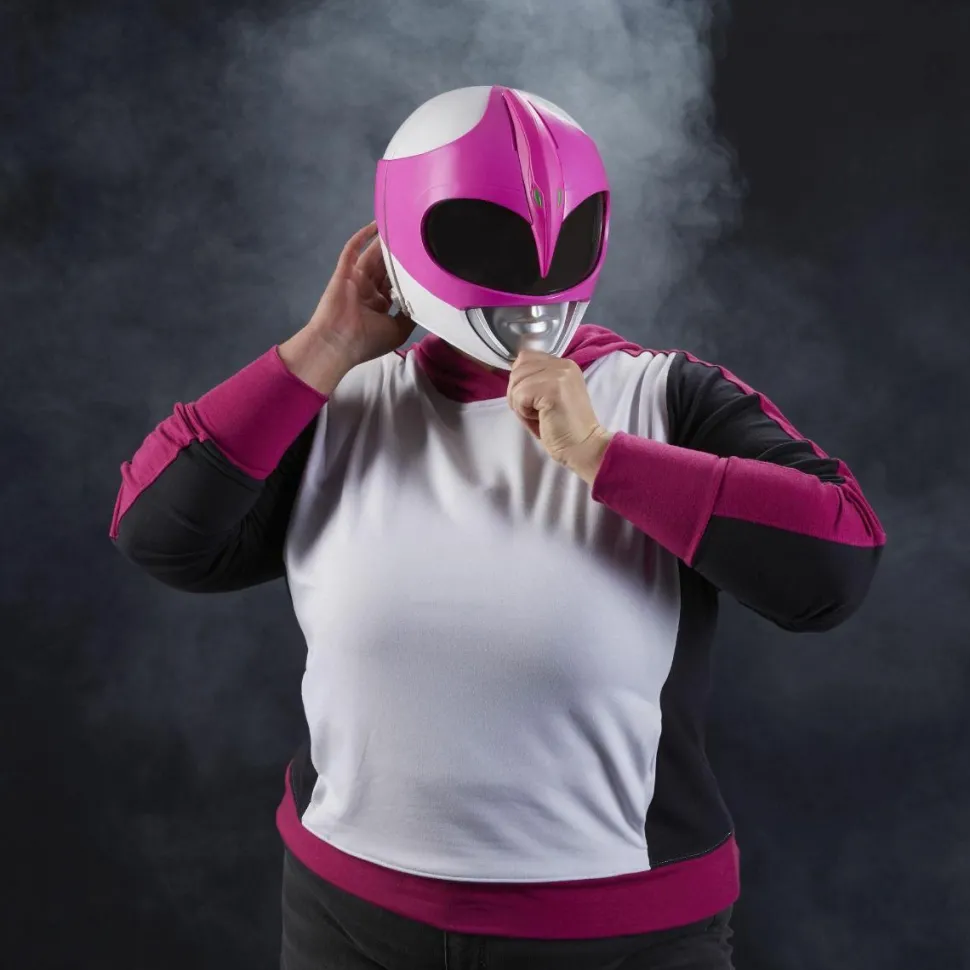 Mighty Morphin Power Rangers - Pink Ranger Helmet Lightning Collection Helmet 1:1 Scale Life-Size Prop Replica