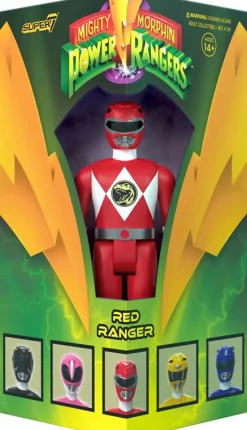 Mighty Morphin Power Rangers - Red Ranger ReAction 3.75" Action Figure (2023 SDCC Exclusive)