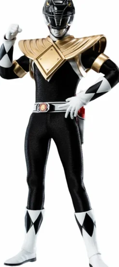 Mighty Morphin Power Rangers - Dragon Shield Black Ranger FigZero 1/6th Scale Action Figure