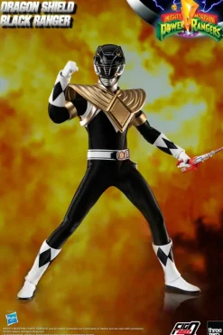 Mighty Morphin Power Rangers - Dragon Shield Black Ranger FigZero 1/6th Scale Action Figure