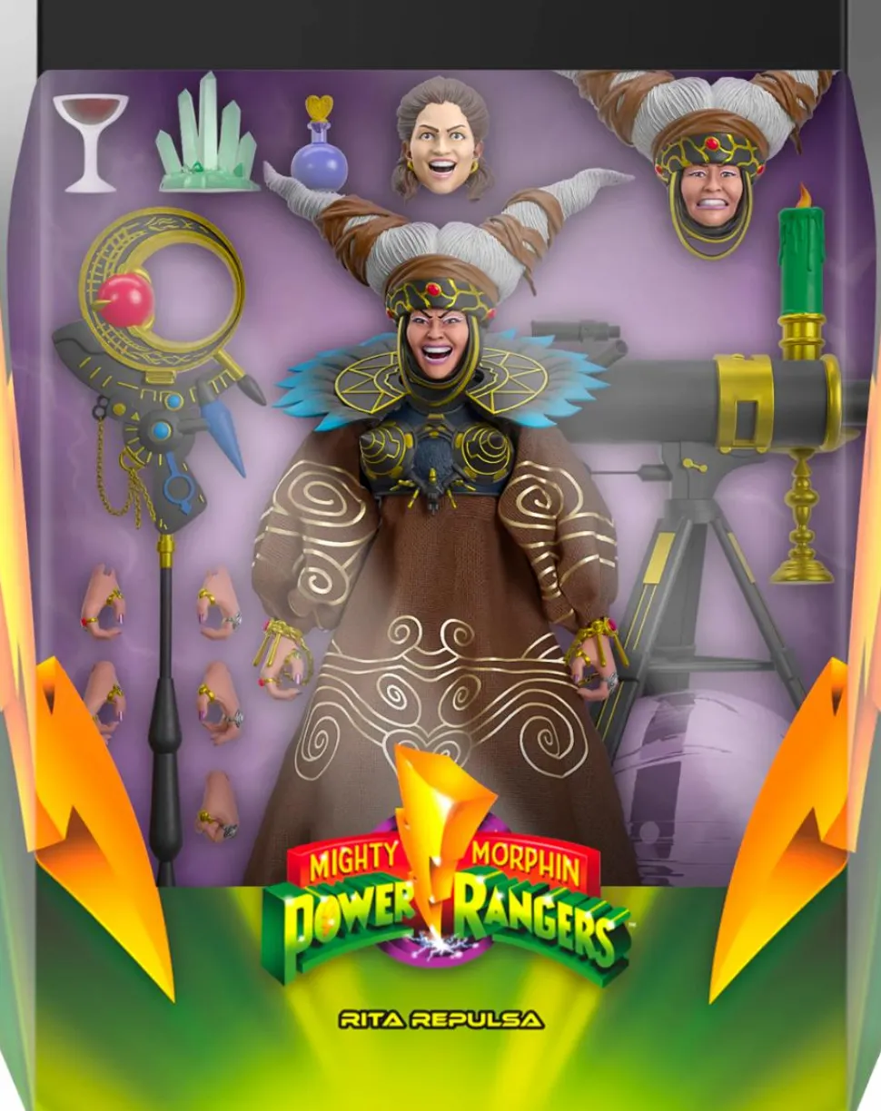 Mighty Morphin’ Power Rangers - Wave 2 Ultimates! 7” Scale Action Figure Assortment (Set of 5)