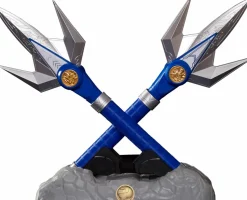 Mighty Morphin Power Rangers - Blue Ranger Power Lance Lightning Premium Collection 1:1 Scale Life-Size Prop Replica
