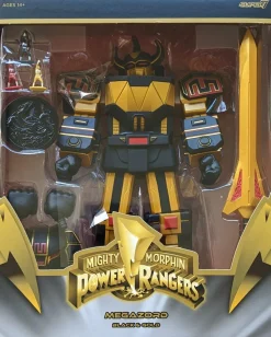 Mighty Morphin' Power Rangers - Megazord (Black & Gold Variant) Ultimates! 8" Action Figure (Wave 5)