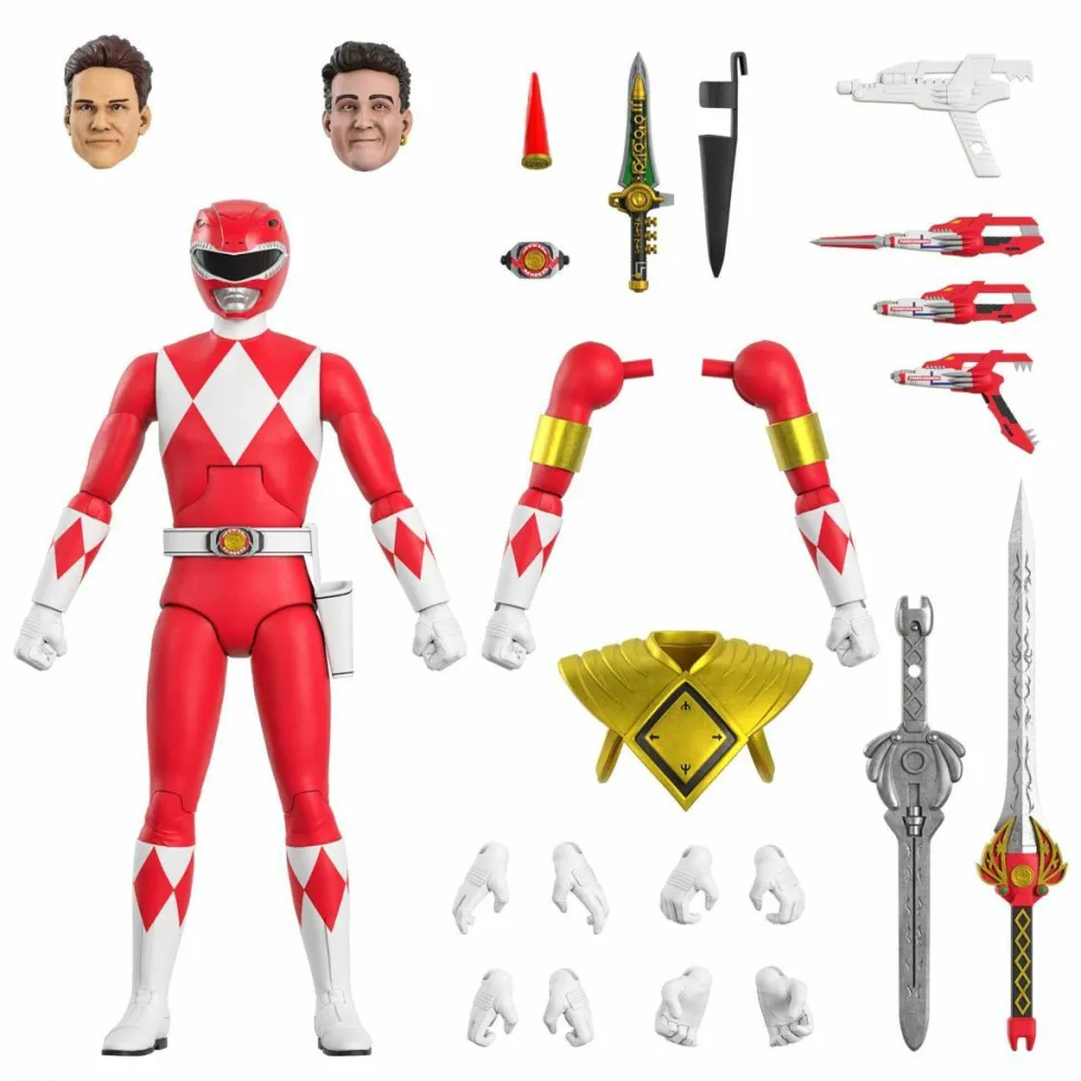 Mighty Morphin’ Power Rangers - Red Ranger Ultimates! 7” Scale Action Figure