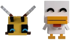 Minecraft - Bee and Chicken Monitor Buddiez 2.5" Vinyl Figure 2-Pack