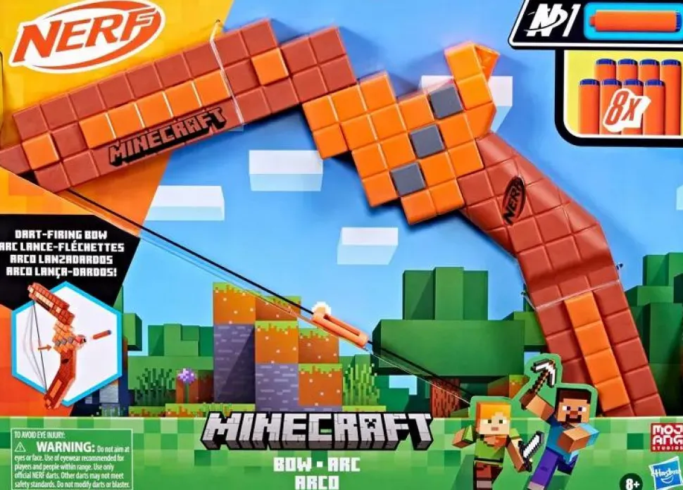 Minecraft - Bow Nerf Dart Blaster Roleplay Replica