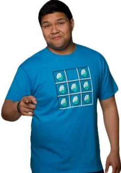 Minecraft - Diamond Crafting Turquoise Male T-Shirt