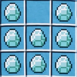 Minecraft - Diamond Crafting Turquoise Male T-Shirt