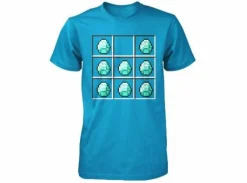 Minecraft - Diamond Crafting Turquoise Kids or Youth T-Shirt