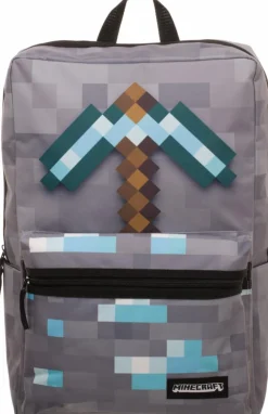 Minecraft - Diamond Pickaxe 17" Laptop Backpack