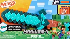 Minecraft - Diamond Sword Nerf Dart Blaster Roleplay Replica