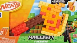 Minecraft - Firebrand Axe Nerf Dart Blaster Roleplay Replica