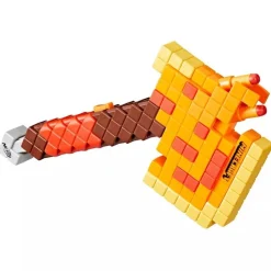 Minecraft - Firebrand Axe Nerf Dart Blaster Roleplay Replica