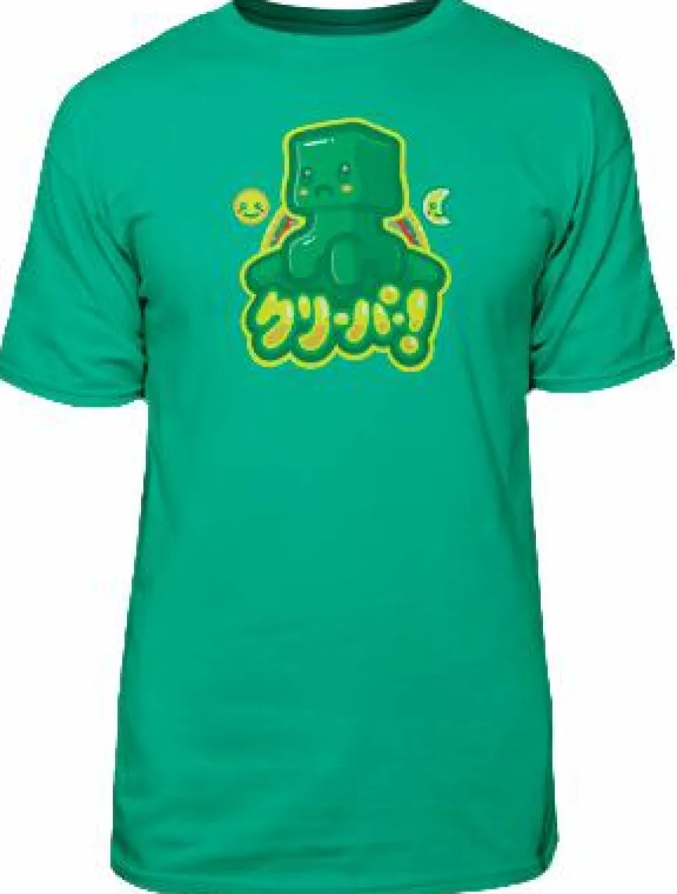 Minecraft - Kawaii Creeper Kids or Youth Green T-Shirt