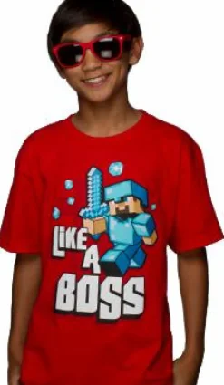 Minecraft - Like a Boss Kids or Youth T-Shirt