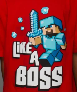 Minecraft - Like a Boss Kids or Youth T-Shirt