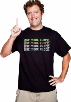 Minecraft - One More Block Black Male T-Shirt