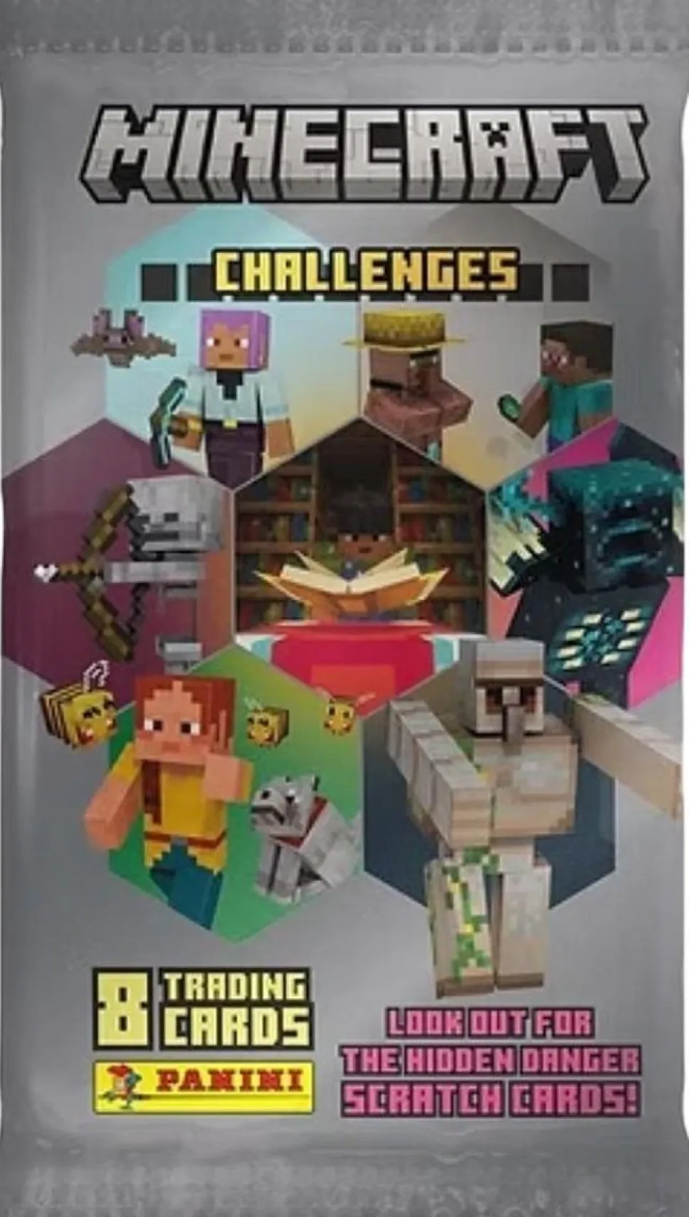 Minecraft - Panini Minecraft Challenges Trading Cards Booster Box (Display of 18)