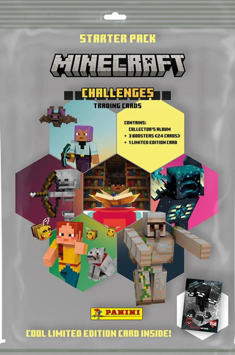 Minecraft - Panini Minecraft Challenges Trading Cards Starter Pack