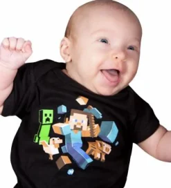 Minecraft - Run Away! Baby Creeper Jumpsuit/Onesie