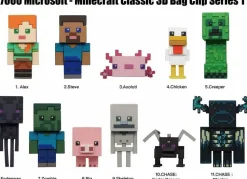 Minecraft - Series 1 3D Figural Foam Bag Clip Blind Bag (Single Unit)