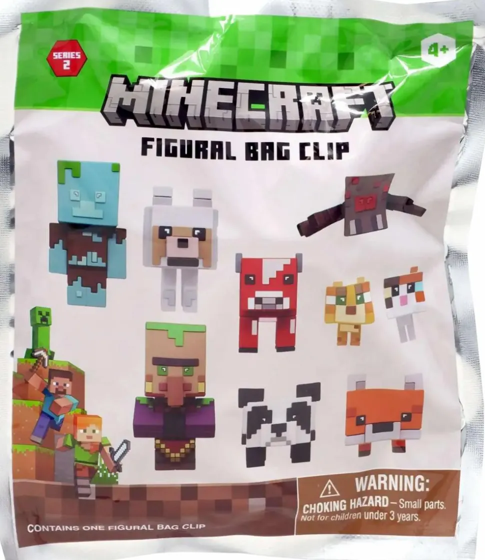 Minecraft - Series 2 3D Figural Foam Bag Clip Blind Bag (Display of 24)