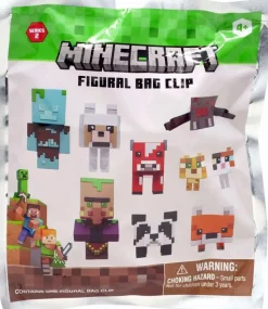 Minecraft - Series 2 3D Figural Foam Bag Clip Blind Bag (Single Unit)
