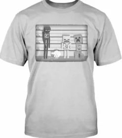 Minecraft - Silver Lineup Kids or Youth T-Shirt