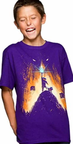 Minecraft - Steve the Miner Purple Kids or Youth T-Shirt