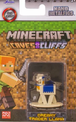 Minecraft: Caves & Cliffs - Creamy Trader Llama Nano Metalfigs 1.5” Die-Cast Figure