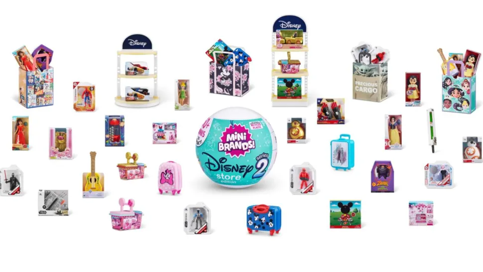 Mini Brands - 5 Surprise Disney Mini Brands Series 2 Blind Box Capsule (Single Unit)