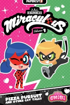 Miraculous: Tales of Ladybug & Cat Noir - Miraculous Chibi Volume 01 Pizza Pursuit and Other Cat Tales Paperback Book