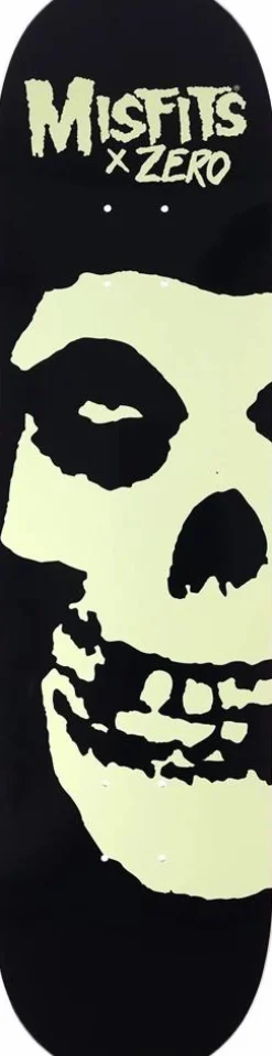 Misfits - Misfits x Zero Fiend Skull Glow in the Dark 8.25" Skateboard Deck (Deck Only)